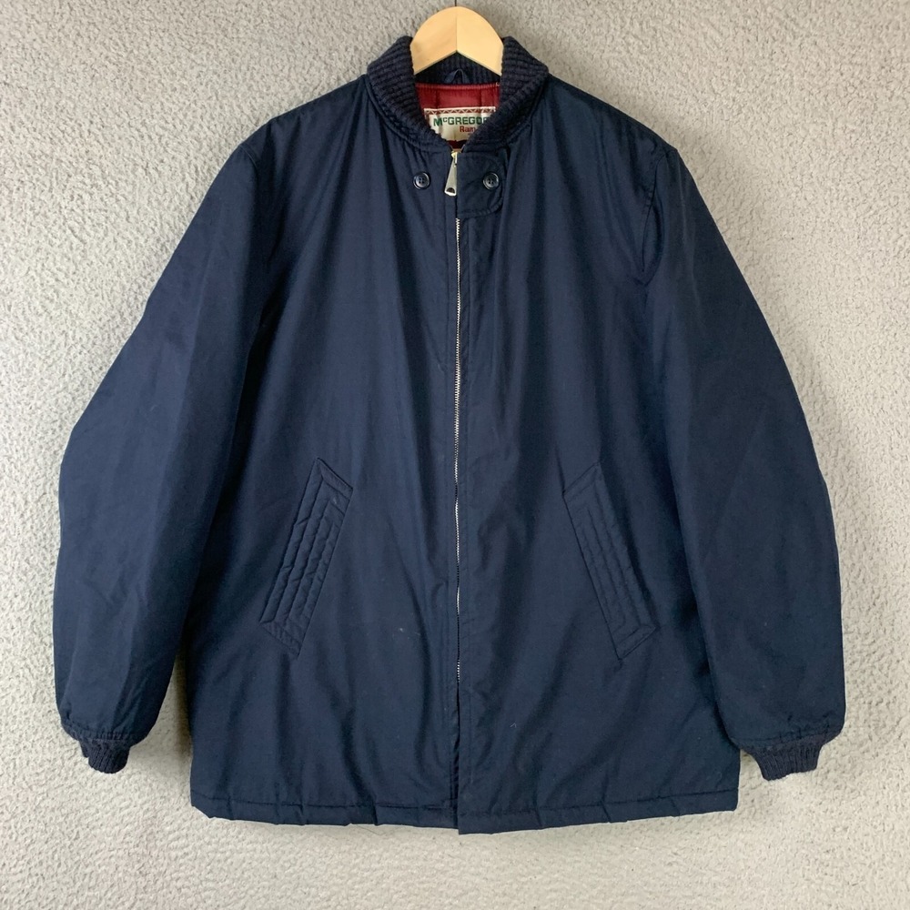 Vtg 60s McGregor Bomber‎ Ram Jet Jacket 42 Long Insulated Coat USA